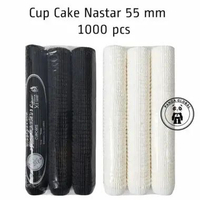 Dragon Pack Cake Case Nastar Glassine 55mm 1000Pcs Cake Cases Hitam Putih