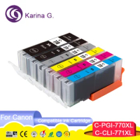 Compatible For Canon PGI770 CLI771 PGI-770 CLI-771 Premium Compatible Ink Cartridge for Canon PIXMA MG7770 Printer