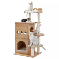 Large Cat Scratching Post Tower Tree Cat Climb Tower
