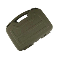 Tactical Pistol Hand Gun Case Shooting Carrying Portable Box Bags Combat Hunting Airsoft OD BD7945