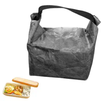 Portable Paper Lunch Bag New Dupond Paper Thermal Insulated Lunch Box Tote Handbag Pouch Food Storage Bags For School Office