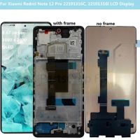 6.67" OLED For Xiaomi Redmi Note 12 Pro lcd 12Pro display with touch screen digitizer Assembly For Redmi Note 12 Pro LCD Display