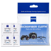 蔡司 Zeiss Microfiber Cloth 超細纖維布+抗菌拭鏡紙/20張