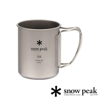 【Snow Peak】SP鈦金屬單層杯 220 MG-141(MG-141)