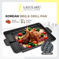 La Natuna Grill Pan Yakiniku KOREAN BBQ Grill / Panggangan Korean BBQ Grill Pan Anti Lengket