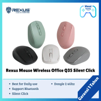 Rexus Q35 Mouse Wireless Office Silent Click Mouse Kantor Wireless
