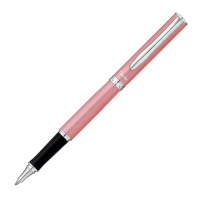 【PENTEL】飛龍 K611P 高級不鏽鋼鋼珠筆(粉紅軸)