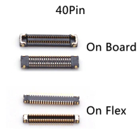 5pcs 40pin For Xiaomi POCO Pocophone X3/X3 NFC/X3Pro/X3 Pro LCD Display FPC Connector On Board Screen Plug On Flex