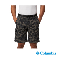 Columbia 哥倫比亞 男款 - 快排防曬50短褲-黑迷彩 UAE47230BQ / S22