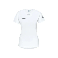 【Mammut 長毛象官方直營】Aenergy FL T-Shirt 輕量抗菌短袖排汗衣 白色 女款 #1017-05020