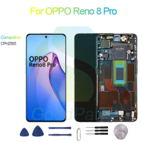 For OPPO Reno 8 Pro Screen Display Replacement 2400*1080 CPH2357 Reno 8 Pro LCD Touch Digitizer Assembly