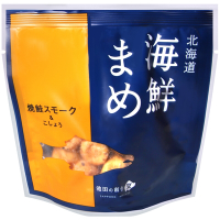 (即期良品) 池田浜塚 烤鮭魚風味豆[煙燻胡椒味]  55g