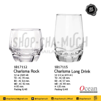 COD แก้ว ร็อก/ลองดริ๊ง Charisma Collection Ocean โอเชียน 12-14 oz.- 1 แพ็ก มี 6 ใบTikTok