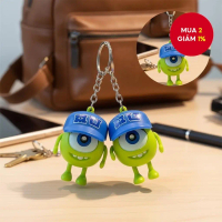 In stock are 2 doll keychains with sound, light, and the phrase \I love you\"."