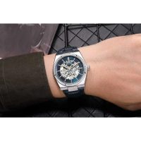 Jam Tangan Pria BELLEDA 9542 GEAR Tali Kulit Anti Air Mesin Otomatis Stainless Waterproof Watches