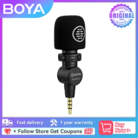 BOYA BY-M110 Condenser Microphone Plug and Play Mic with Omnidirectional Condenser for Android Smartphones, , PC, Lapto
