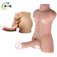 Realistic Penis Men Body Sex Doll With Big Dildo For Women Gay Female Vagina G-Spot Masturbator Adult Supplies Erotic Products