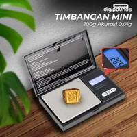 Taffware Digipounds Timbangan Emas Mini Digital Multifungsi 0.01g - SC-13 / VSW0083 Hitam