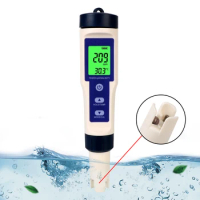 Water Quality Detector TDS EC SALT Brine Temp PH Tester Test Probe Pen Hydrogen-rich Meter Purity Measure Tools Digital Gauge