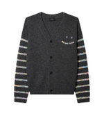 เสื้อคาร์ดิแกนผู้ชาย รุ่น M2R-506Z-T22516-78 สีดำ