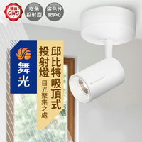 【DanceLight 舞光】7W LED邱比特吸頂式投射燈 時尚白/時尚黑 2年保固