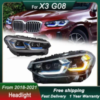 Car Headlights For BMW X3 G08 2018-2022 new style FULL LED Tail Light Head Lamp DRL Head Lamp Front light Assembly