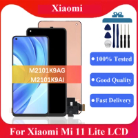 For Xiaomi Mi 11 Lite LCD Display Touch Screen Digitizer Assembly Touch Screen Digitizer For Xiaomi Mi 11 Lite M2101K9AG Lcd