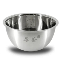 upgraded 304 stainless steel 3L rice cooker inner bowl for xiaomi IHFB01CM uncoated thick kettle