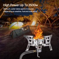Camping Stove High-Altitude Infrared Portable Gas Stove for Outdoor Hiking Lightweight and Foldable