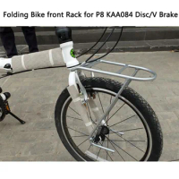 20 inch Folding Bike Racks For Dahon P8 Shelf Front Frame Basket Rack Aluminum Alloy Hanger KAA084 Disc brake V brake Universal