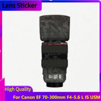 For Canon EF 70-300mm F4-5.6 L IS USM Lens Sticker Protective Skin Decal Film Anti-Scratch Protector