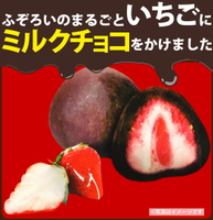 大賀屋 日本製🇯🇵 白草莓巧克力 黑巧克力草莓 巧克力 整顆草莓 日本糖果 日本零食 日本代購 J00051864