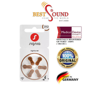 Size 312 EXP: 8/2027 Siemens/ Signia Hearing aid battery/ bateri alat pendengaran/  แบตเตอรี่เครื่อง