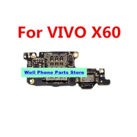 Suitable for VIVO X60 tail card slot small board charging transmitter SIM card holder