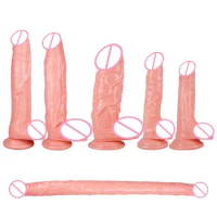Realistic Soft Dildo with Strong Suction Cup Sex Toys for Women and lesbian Big Penis G Spot Stimulator for Female Masturbation
