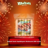 Mabell Sosis Bratwurst Sapi Ayam 500gr