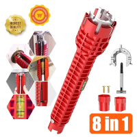 8 in1 Faucet and Sink Installer Faucet & Sink Install Tool Kitchen and Bathroom Tools Alat Pemasang 