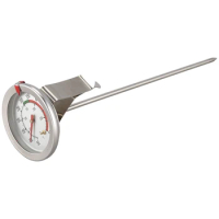 Handy 8 Inch Probe Deep Fry Meat Turkey Thermometer With 2 Inch Dial Stainless Steel For BBQ Grill Pot Pan Kettle 50℉-550℉(1 Pie