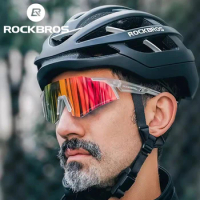 ROCKBROS Cycling Glasses Photochromic MTB Bike Bicycle Sunglasses Polarized Sports Fishing Goggles Men Woman Running Eyewear