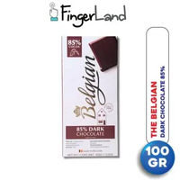 THE BELGIAN Dark Chocolate 85% 100 gram Cokelat Hitam
