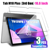 For Lenovo Tab M10 Plus 3rd Gen Screen Protector 9H Hardness HD Clear Anti Scratch Tempered Glass 10.6 Inch TB128FU TB125FU 2022