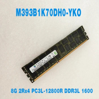 1PCS 8GB 8G 2Rx4 PC3L-12800R DDR3L 1600 For Samsung RAM Server Memory M393B1K70DH0-YKO