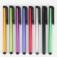 2000pcsCapacitive Touch Screen Stylus Pen for iPhone iPad Mini 2 iPod Touch For Samsung Android Phone Tablet Metal Stylus Pencil