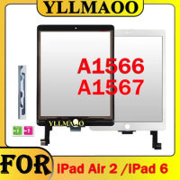 Tested NEW For iPad Air 2 iPad 6 A1566 A1567 Touch Screen Digitizer Front Glass Touch Panel Replacement Parts