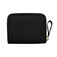 MAYONETTE Mayonette Clovis Wallet Dompet Wanita Tempat Kartu dan Uang Wanita Model Terbaru 2021 Korean Style - Black