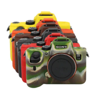 Silicone Armor Skin Case Body Cover Protector for Sony Alpha A7 III / A7R III / A7M3 A7RM3 / A9 ILCE-9 Digital Camera