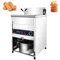 30L Vertical Commercial Gas Fryer Deep Fryer Open Fryer For Potato Bread