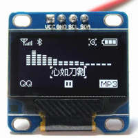 200 pcs DIY Kit Parts 0.96 inch White Color I2C IIC Communication 128 * 64 OLED Display LCD Screen Module 12864