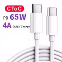 1M 2M USB C to USB Type C for Samsung S20 PD 65W Cable for MacBook iPad Pro Quick Charge 4.0 USB-C Fast USB Charge Cord