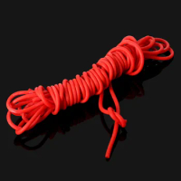 10M Red Strong Natural Latex Elastic Parts Rubber Band Tube Tubing Hunting Slingshot Catapult Bow Arrow Accessories 3x6mm